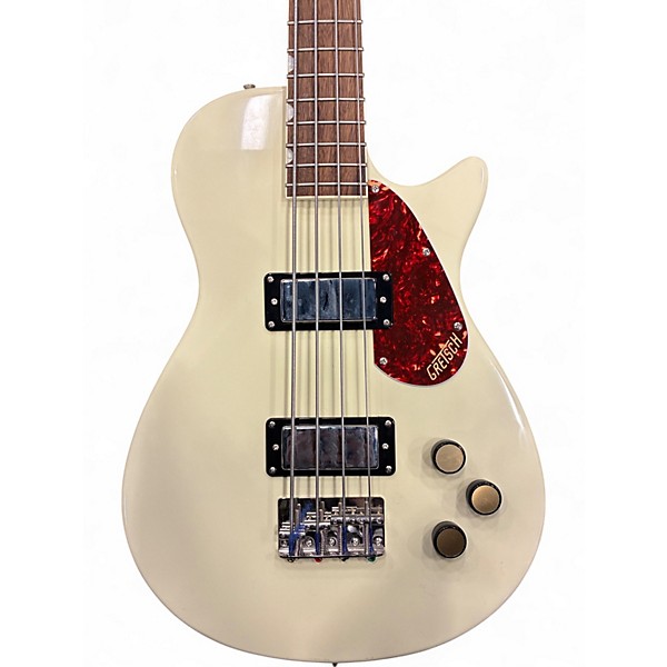 Used 2024 Gretsch Guitars STREAMLINER JET CLUB BASS Olympic White Electric Bass Guitar