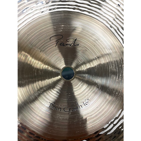 Used Paiste 16in Signature Traditional Thin Crash Cymbal