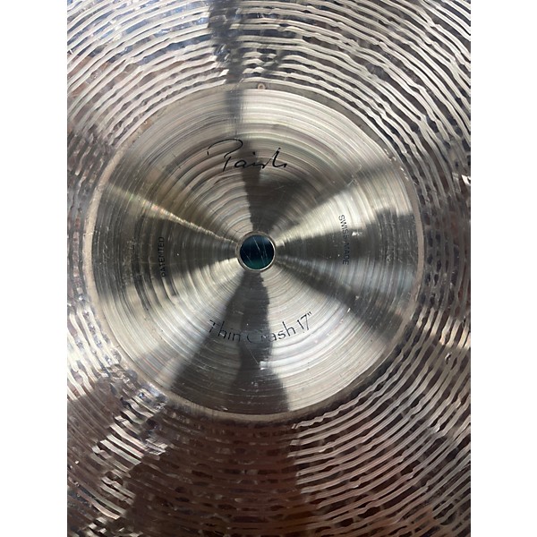 Used Paiste 17in Signature Traditional Thin Crash Cymbal
