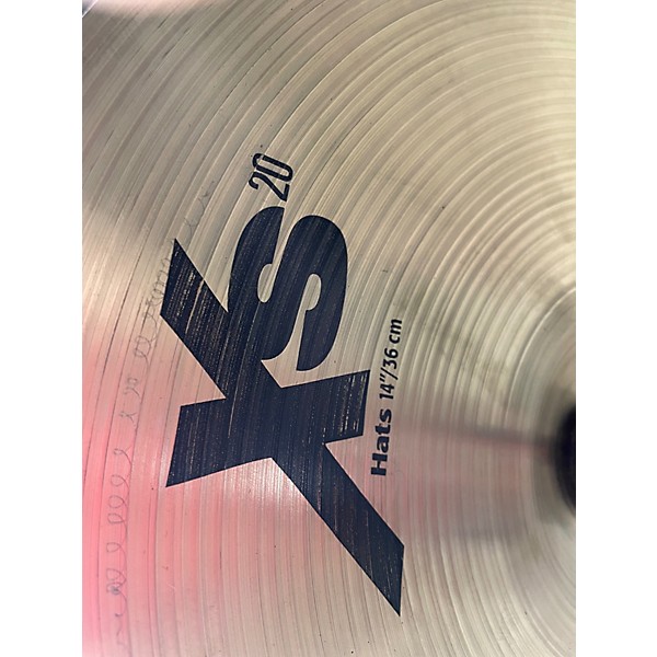 Used SABIAN 14in XS20 Hi Hat Pair Cymbal