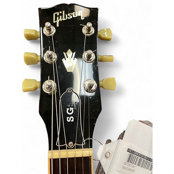 Used Gibson SG Black Solid Body Electric Guitar