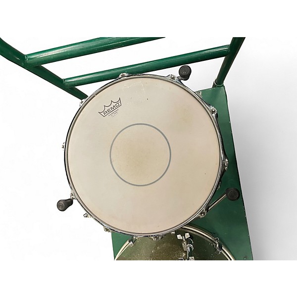 Used Ludwig 4 Piece Centennial Silver Sparkle Drum Kit