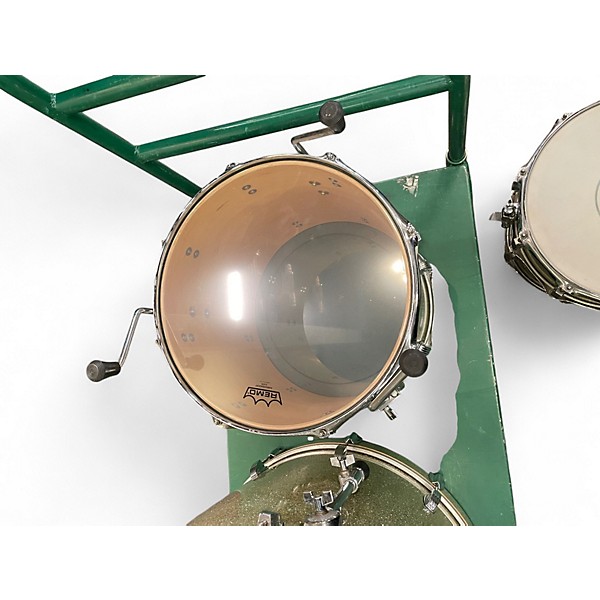 Used Ludwig 4 Piece Centennial Silver Sparkle Drum Kit