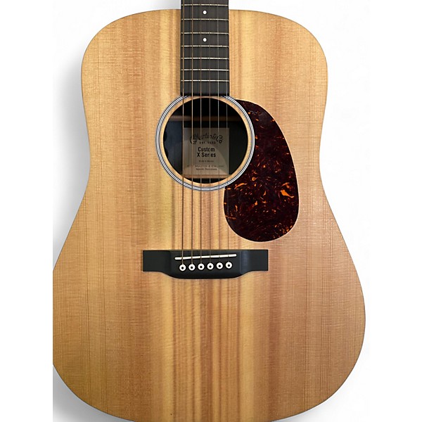 Used Martin DX1 Custom Natural Acoustic Electric Guitar