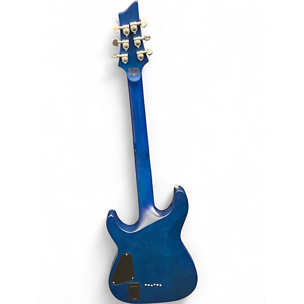 Used Schecter Guitar Research C1 Platinum Blue Solid Body Electric Guitar