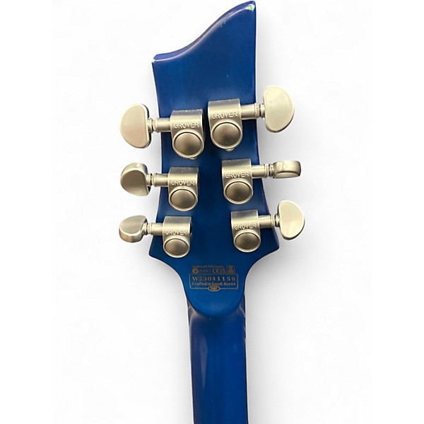 Used Schecter Guitar Research C1 Platinum Blue Solid Body Electric Guitar