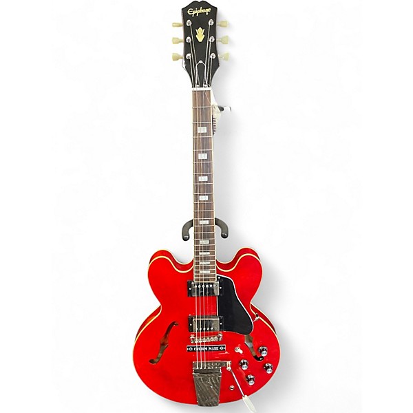Used Epiphone Joe Bonamassa ES335 Cherry Red Hollow Body Electric Guitar