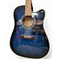 Used Fender DG22CE Blue Burst Acoustic Electric Guitar