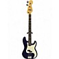 Used Fender Player Precision Bass Midnight Blue Electric Bass Guitar thumbnail