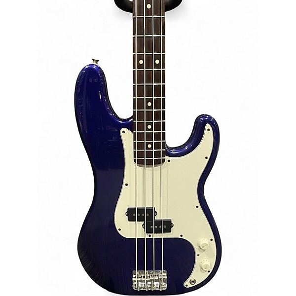 Used Fender Player Precision Bass Midnight Blue Electric Bass Guitar