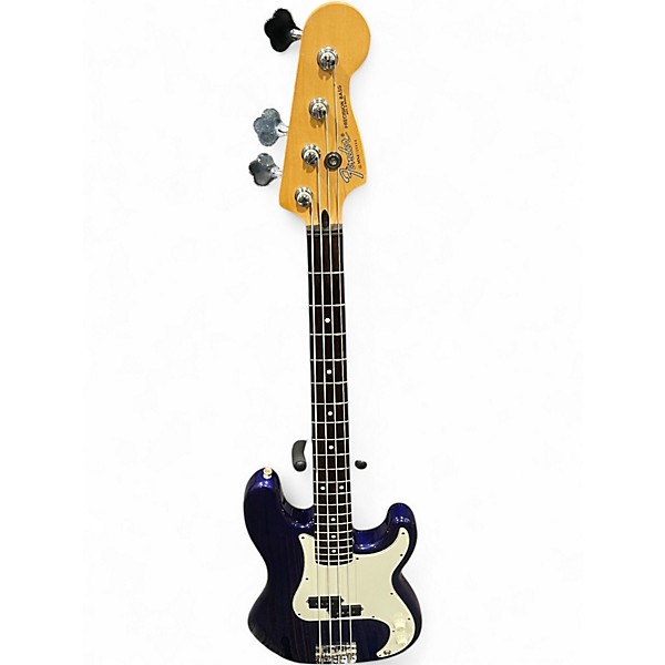 Used Fender Player Precision Bass Midnight Blue Electric Bass Guitar