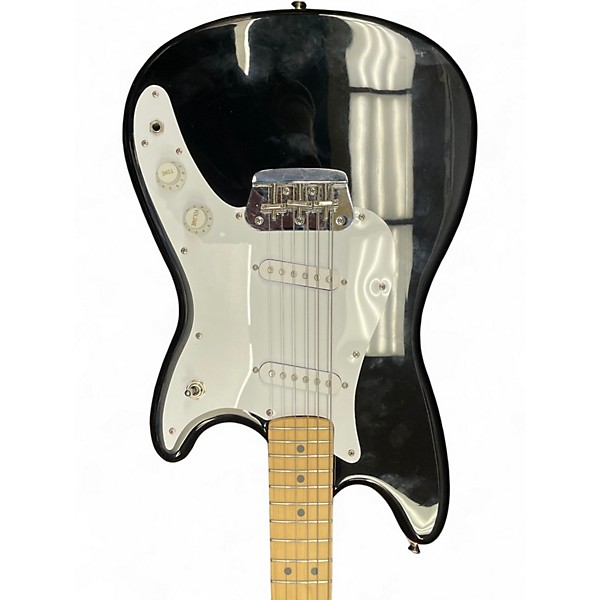 Used Fender MIM DUO-SONIC Black Solid Body Electric Guitar