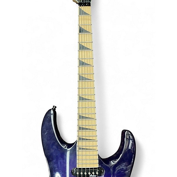 Used Jackson JS34Q Dinky Trans Purple Solid Body Electric Guitar