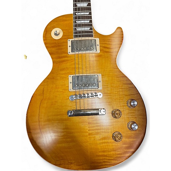 Used Gibson Kirk Hammett "Greeny" Les Paul Standard Gold Solid Body Electric Guitar