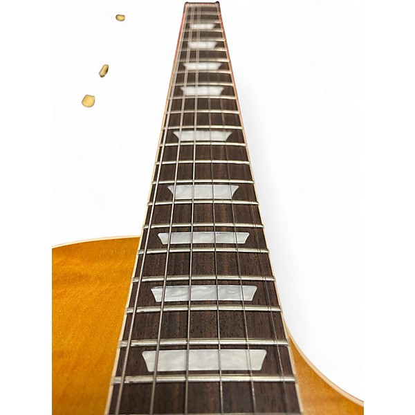 Used Gibson Kirk Hammett "Greeny" Les Paul Standard Gold Solid Body Electric Guitar