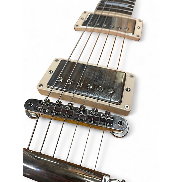 Used Gibson Kirk Hammett "Greeny" Les Paul Standard Gold Solid Body Electric Guitar