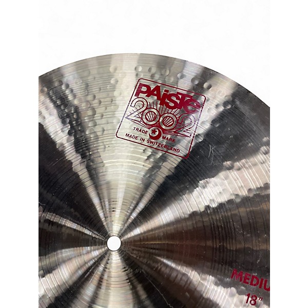 Used Paiste 18in 2002 Ride Cymbal