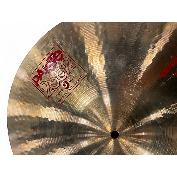 Used Paiste 17in 2002 Crash Cymbal