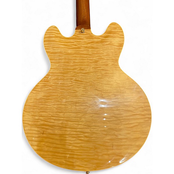 Used 2023 Gibson 1964 ES335 M2M Figured P90 Trans Ebony Hollow Body Electric Guitar