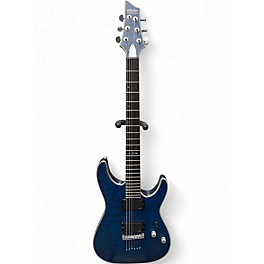 Used Schecter Guitar Research C1 Platinum Midnight Blue Solid Body Electric Guitar