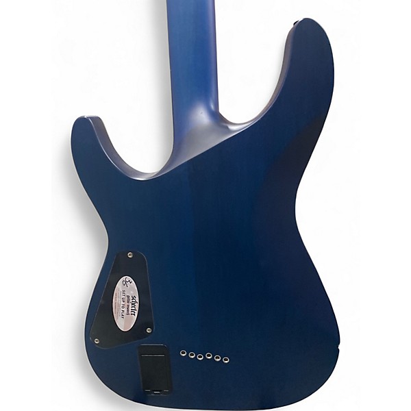 Used Schecter Guitar Research C1 Platinum Midnight Blue Solid Body Electric Guitar