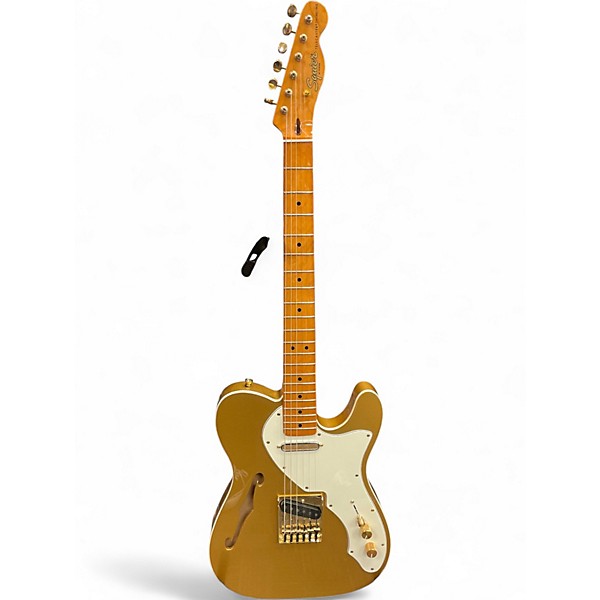 Used Squier Classic Vibe Telecaster Thinline Aztec Gold Hollow Body Electric Guitar