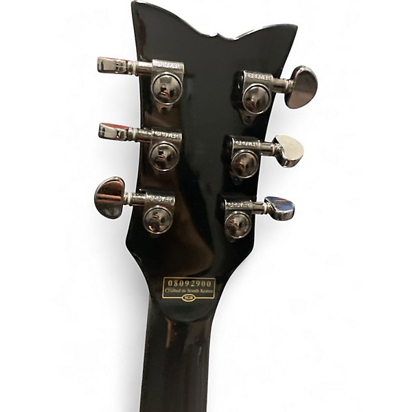 Used Schecter Guitar Research TEMPEST BLACKJACK Black Solid Body Electric Guitar