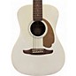 Used Fender Malibu Player Arctic White Acoustic Electric Guitar