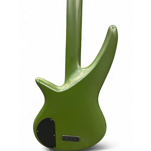 Used 2021 Jackson X Series Spectra SBX IV olive drab Electric Bass Guitar