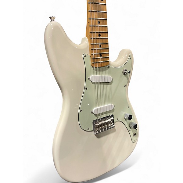 Used 2016 Fender Player Duo-Sonic Arctic White Solid Body Electric Guitar