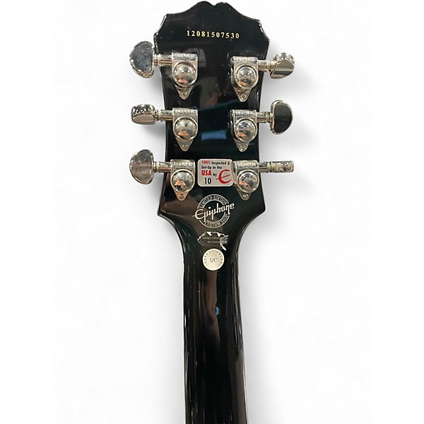 Used Epiphone Les Paul Custom Pro Silver burst Solid Body Electric Guitar