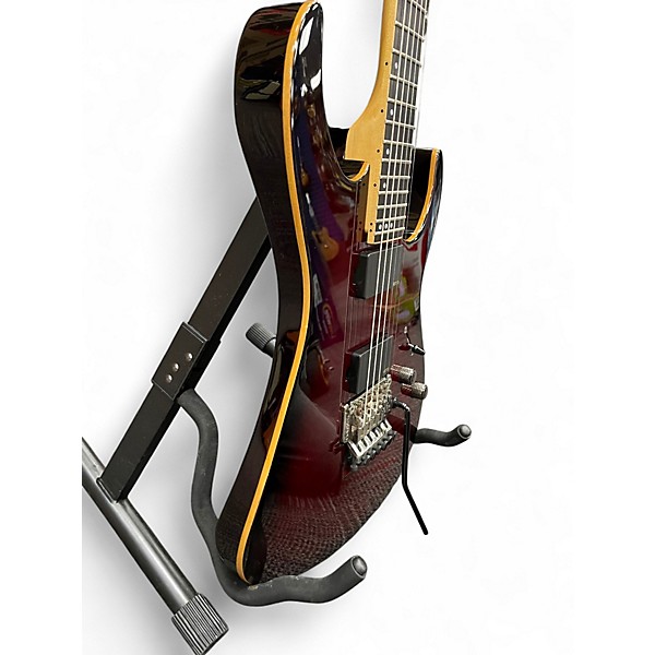 Used Schecter Guitar Research Banshee FR-A Crimson Burst Solid Body Electric Guitar