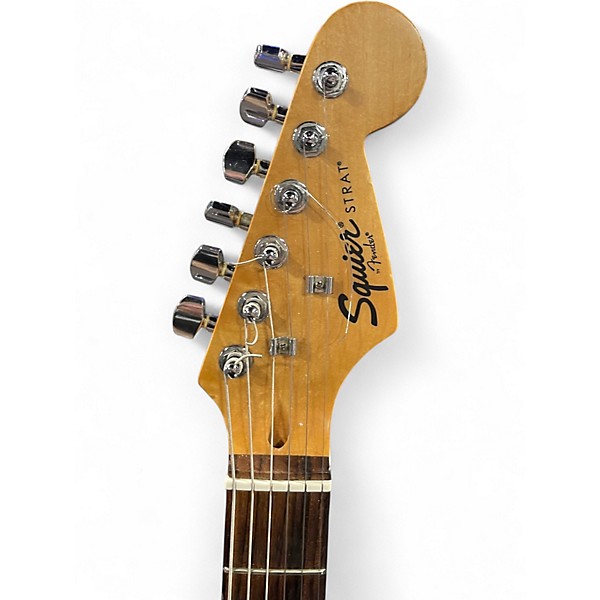 Used Squier Standard Stratocaster Blue Solid Body Electric Guitar