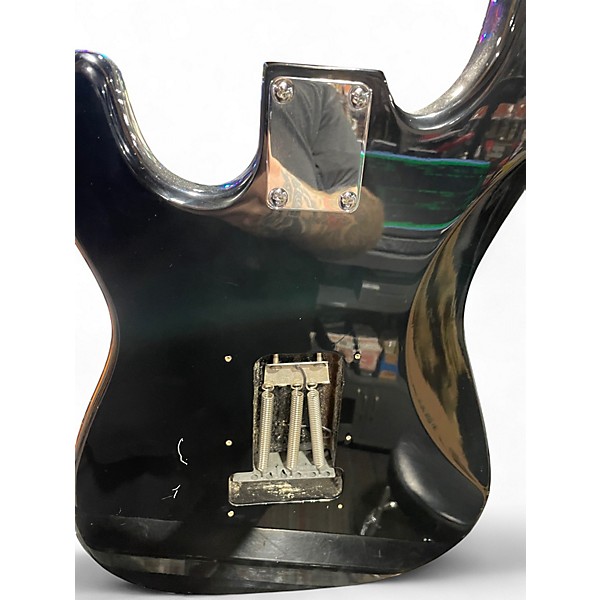 Used Squier Standard Stratocaster Black Solid Body Electric Guitar