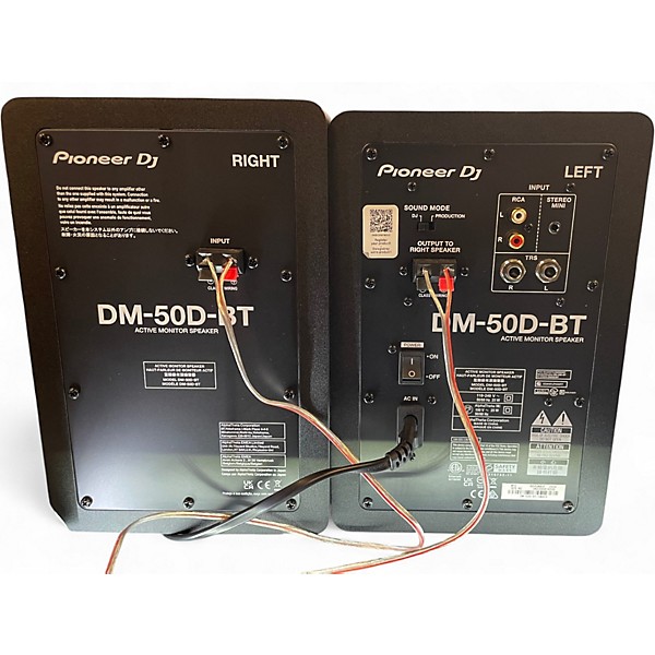 Used Pioneer DJ DM-50D-BT Powered Monitor