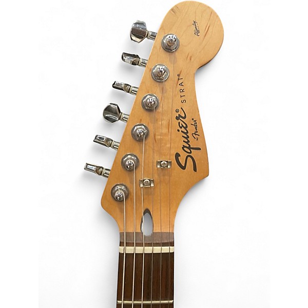 Used Squier Affinity Stratocaster Black Solid Body Electric Guitar