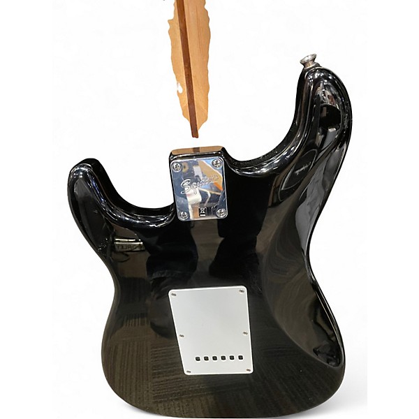 Used Squier Affinity Stratocaster Black Solid Body Electric Guitar