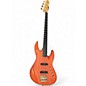 Used ESP CUSTOM SHOP AMAZE 4  Trans Orange Electric Bass Guitar thumbnail