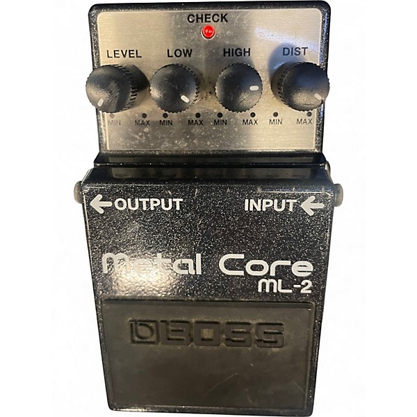Used BOSS ML2 Metal Core Distortion Effect Pedal