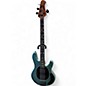 Used Ernie Ball Music Man sting ray special hh aqua sparkle Electric Bass Guitar thumbnail