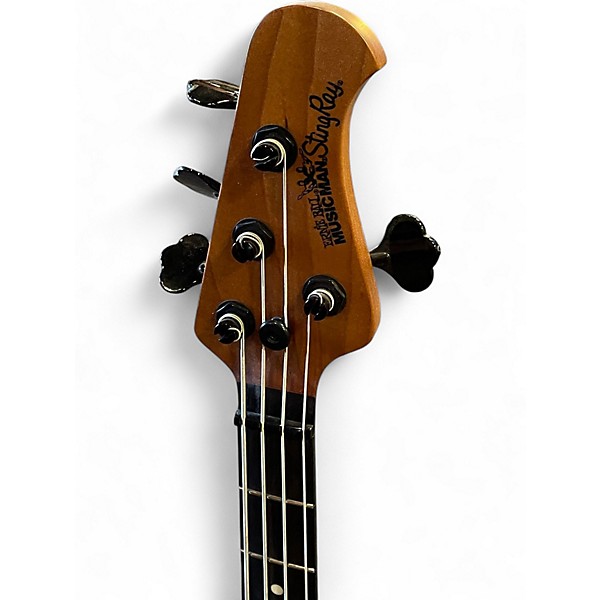 Used Ernie Ball Music Man sting ray special hh aqua sparkle Electric Bass Guitar