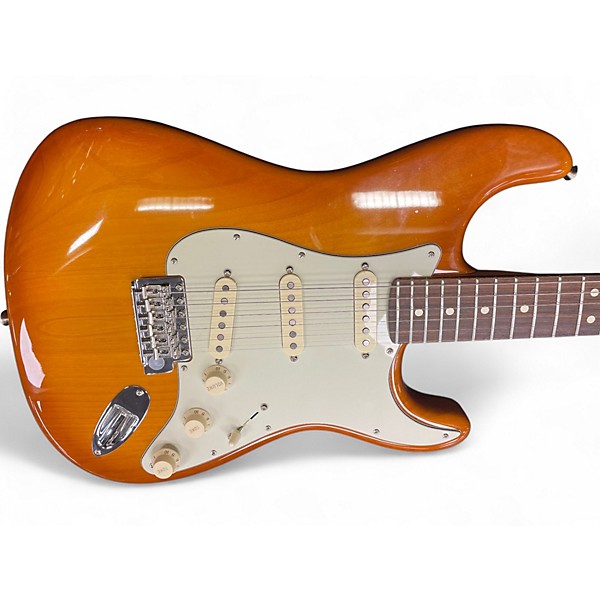 Used Fender American Performer Stratocaster SSS Honey Burst Solid Body Electric Guitar