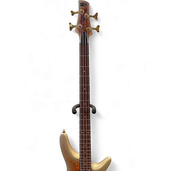 Used Ibanez SR4000E Mars Gold Metallic Burst Electric Bass Guitar