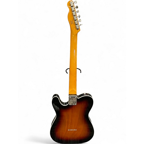 Used Squier Telecaster Custom 2 Color Sunburst Solid Body Electric Guitar