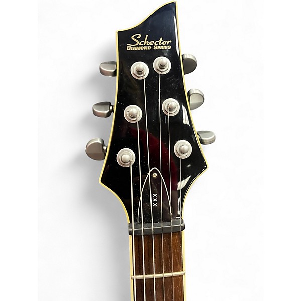 Used Schecter Guitar Research Diamond Series XXX Black Solid Body Electric Guitar