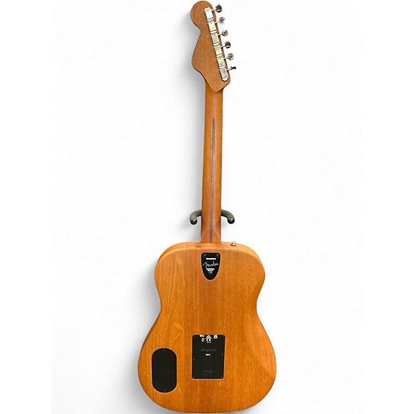 Used Fender Highway Dreadnought All-Mahogany Natural Acoustic Electric Guitar