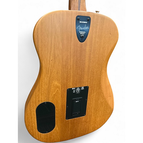 Used Fender Highway Dreadnought All-Mahogany Natural Acoustic Electric Guitar