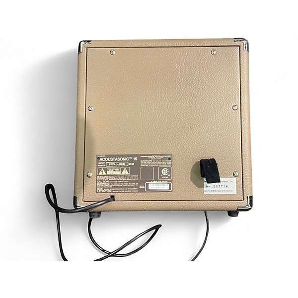 Used Fender Acoustasonic 15 Acoustic Guitar Combo Amp