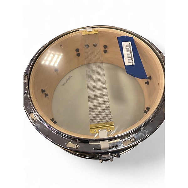 Used dialtune 14in 6.5"X14" SNARE Olympic White Drum