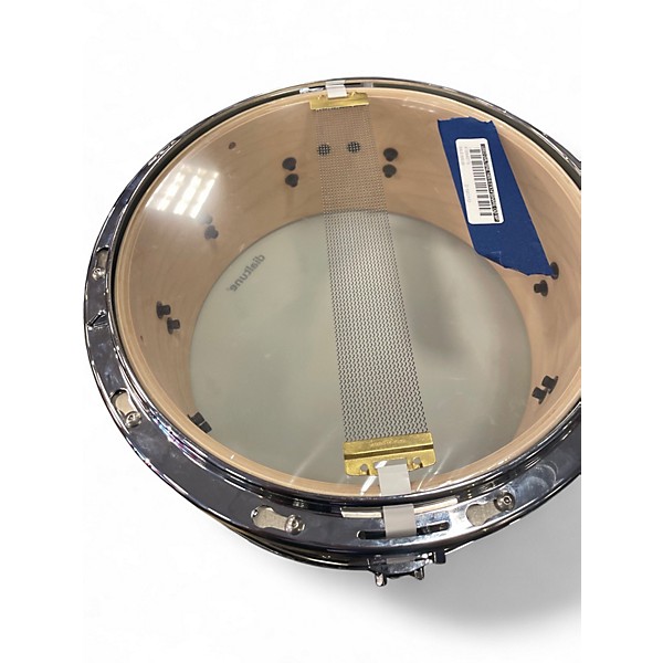Used dialtune 14in 6.5"X14" SNARE Olympic White Drum